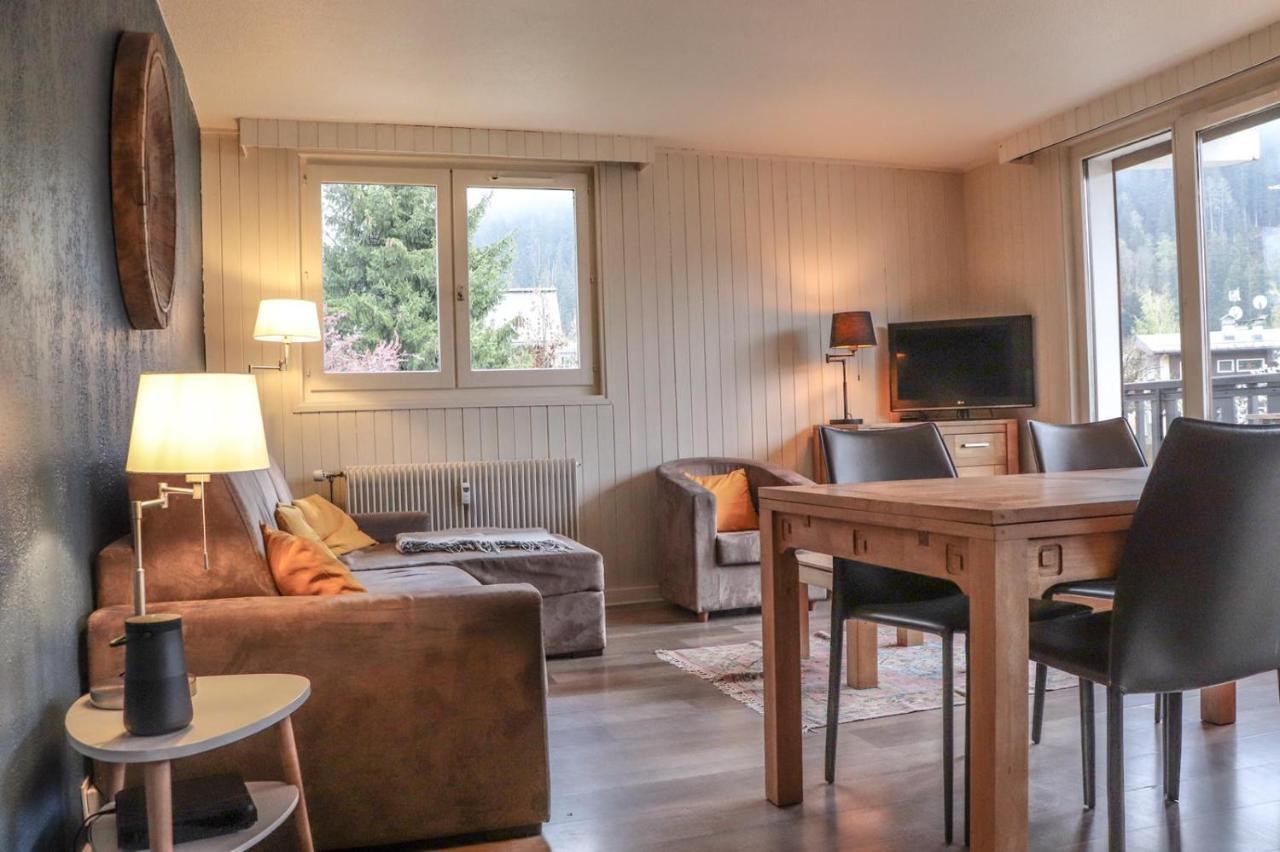 Appartement Lyret Centre Chamonix, Vue D'Exception Buitenkant foto